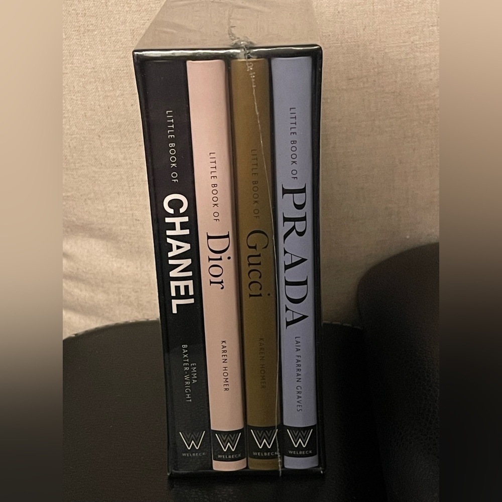 Fashion House Style Collectable books NEW✨ (4) books⭐️Chanel⭐️Dior⭐️Prada⭐️Gucci